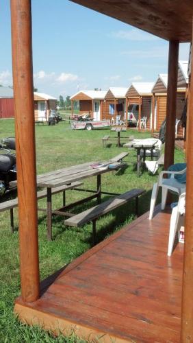 Cabin porches